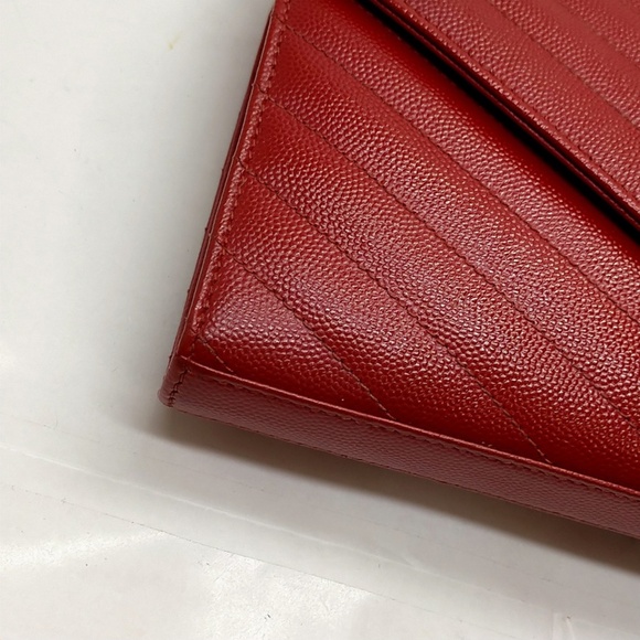SAINT LAURENT - Shoulder Bag Red Leather R1.097 - Picture 4 of 7